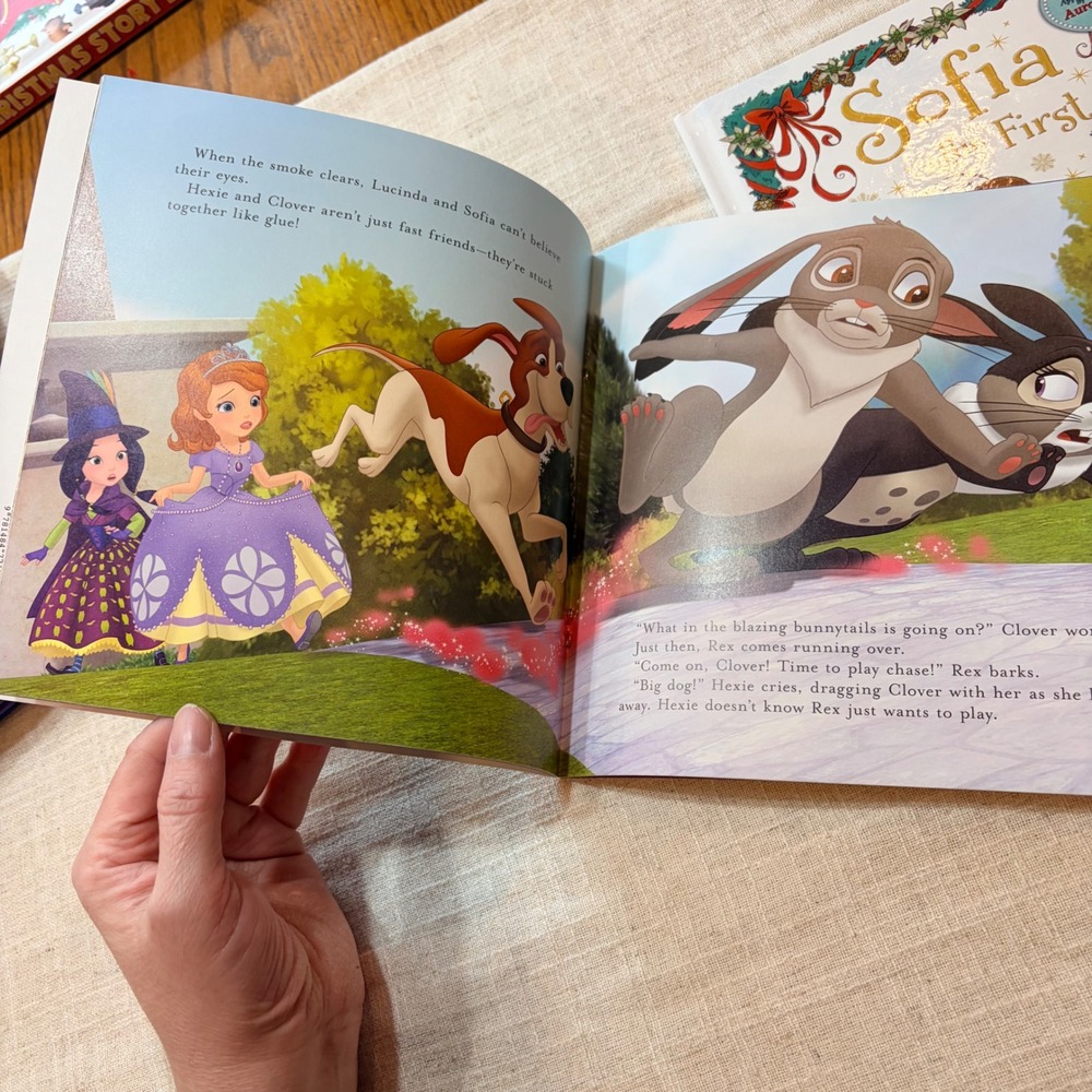 Disney Sofia the First Book Lot Holiday in Enchancia Magical Match Costume Ball - Picture 13 of 16